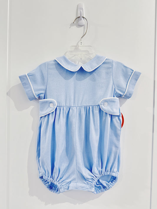 Blue Linen Bubble