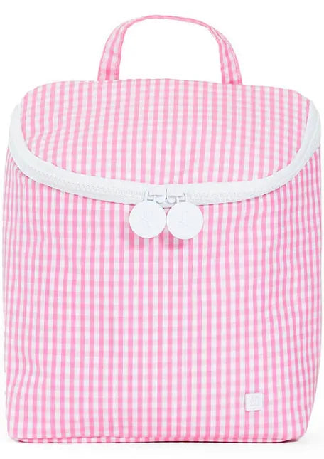 TRVL Pink Gingham Take Away Lunch Bag