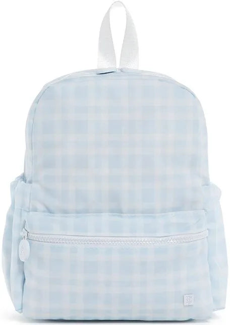 TRVL Blue Pimlico Plaid Mini Backer