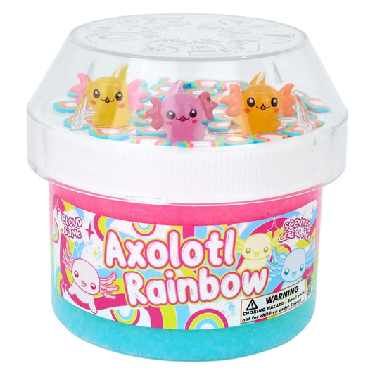 Axolotl Rainbow Textured Slime
