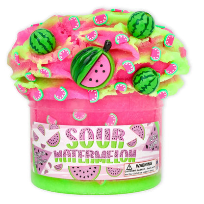 Sour Watermelon Textured Slime