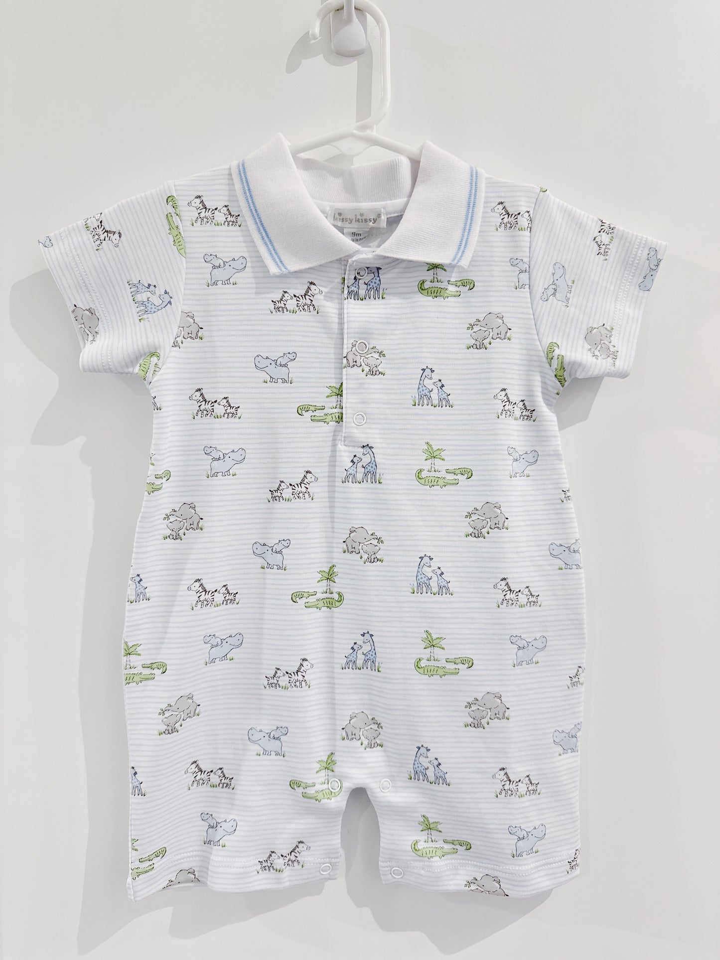 Safari Party Print Short Playsuit