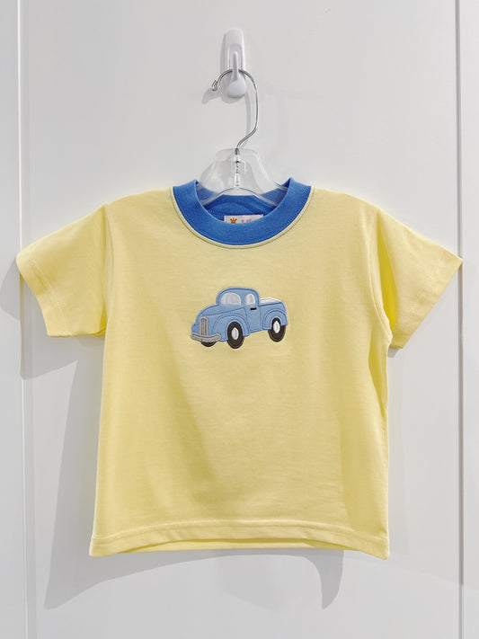 Pale Yellow Old Pickup Truck Tee