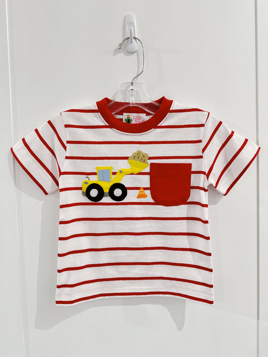 Striped Front Loader Tee