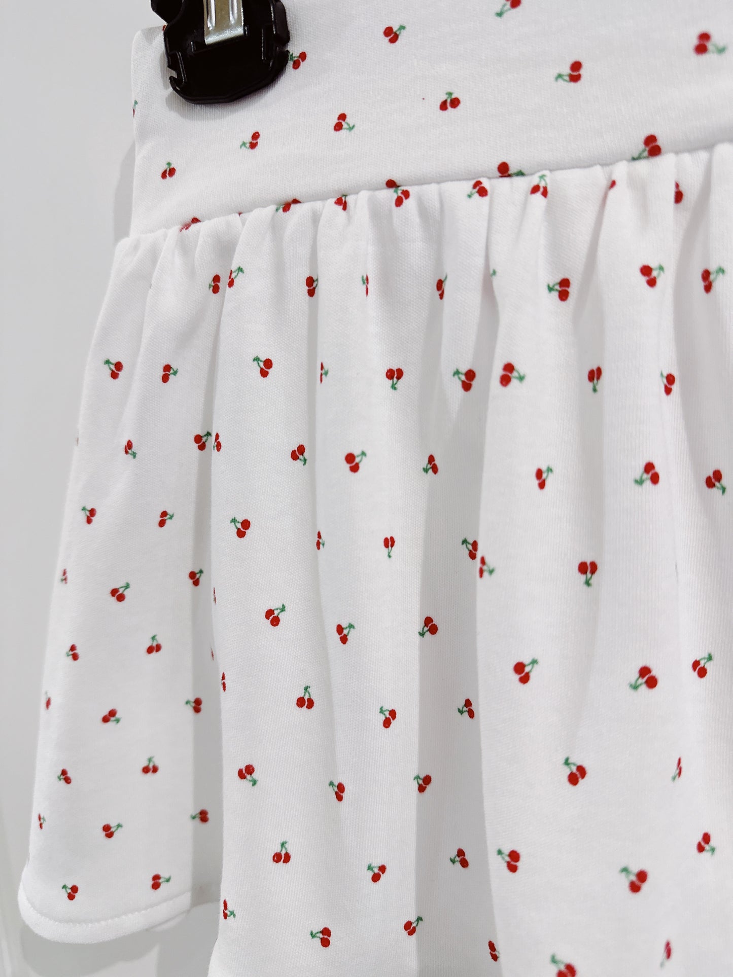 Cherry Print Gathered Skort Set