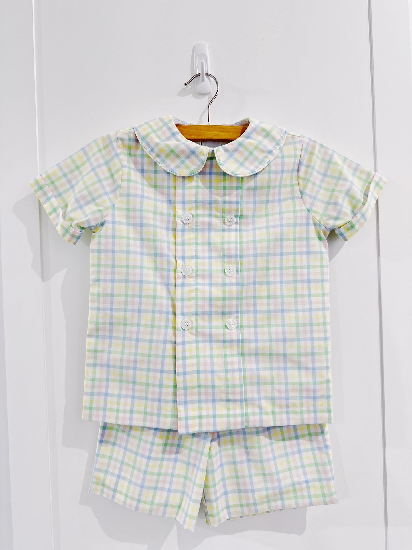 Harlow Plaid Dressy Short Set