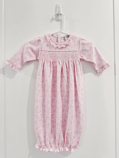 Country Gardens Print Smocked Sack