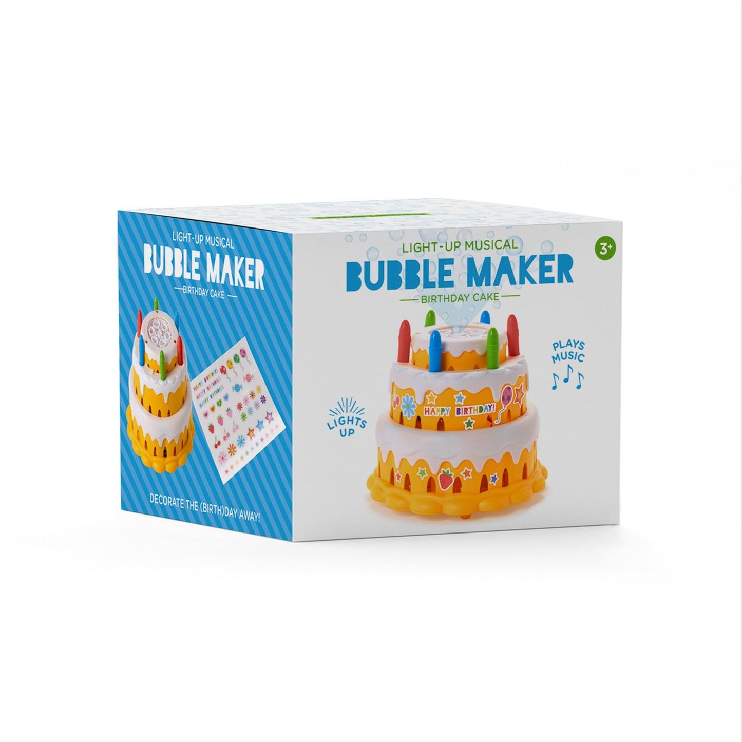 Light Up Birthday Cake Bubble Maker