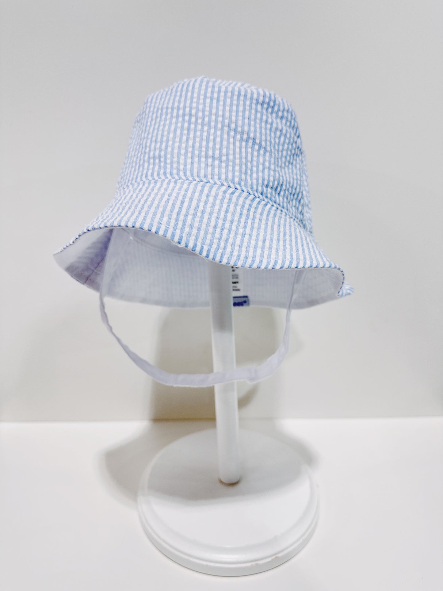 Blue Reversible Bucket Sunhat