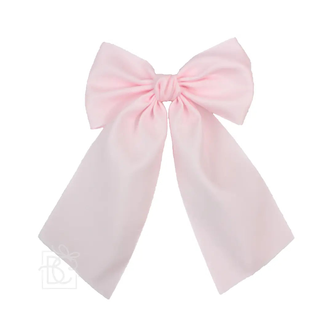 4.5" Opaque Satin Bow with Tails