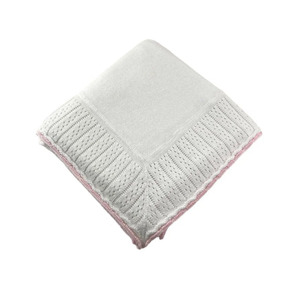 Knitted Cotton Jersey Blanket