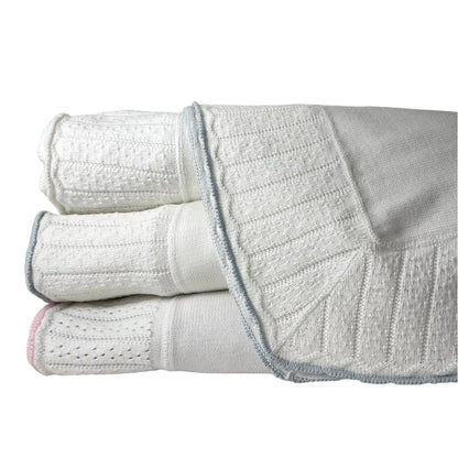 Knitted Cotton Jersey Blanket