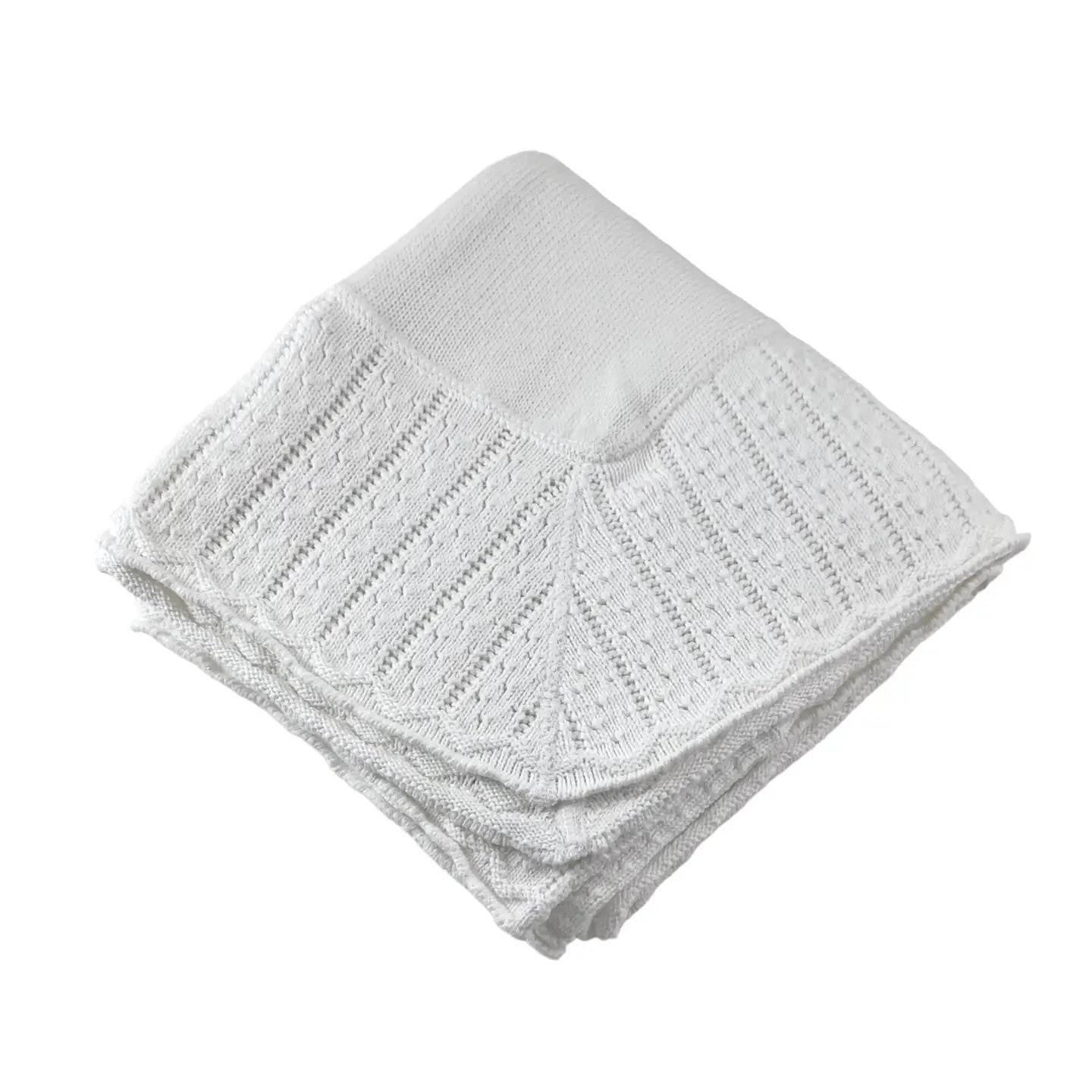 Knitted Cotton Jersey Blanket