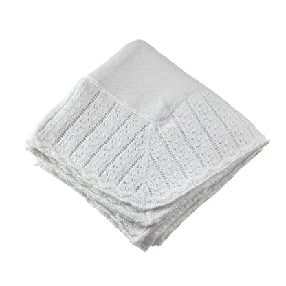 Knitted Cotton Jersey Blanket