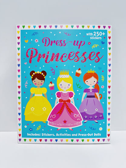 Princesses Dress-Up Sticker Book