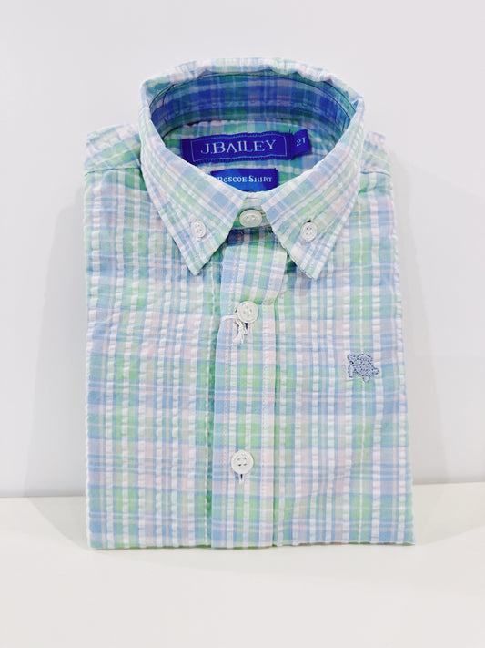 Canterbury Seersucker Button Down Shirt