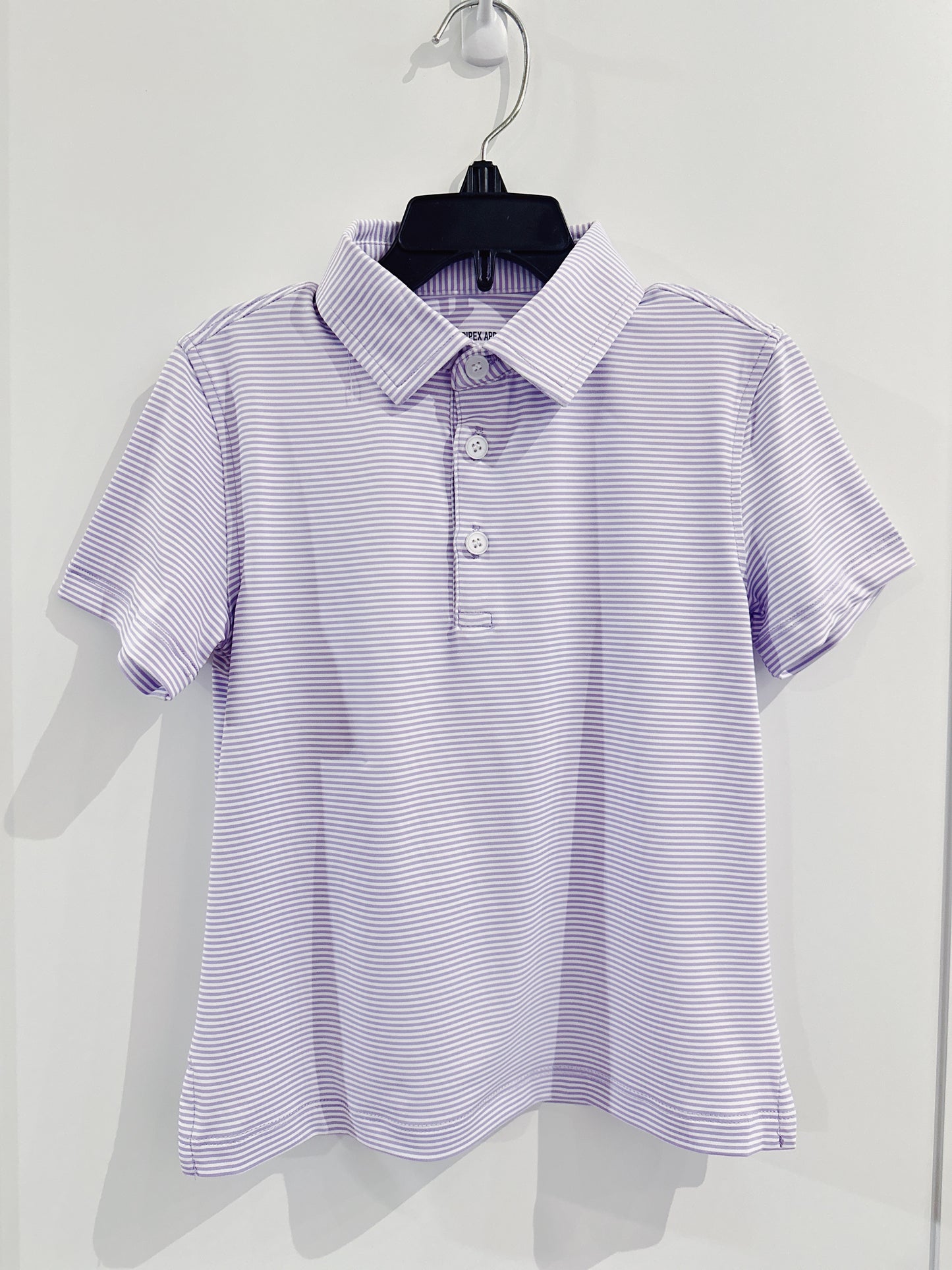 Micro Purple Stripe Polo