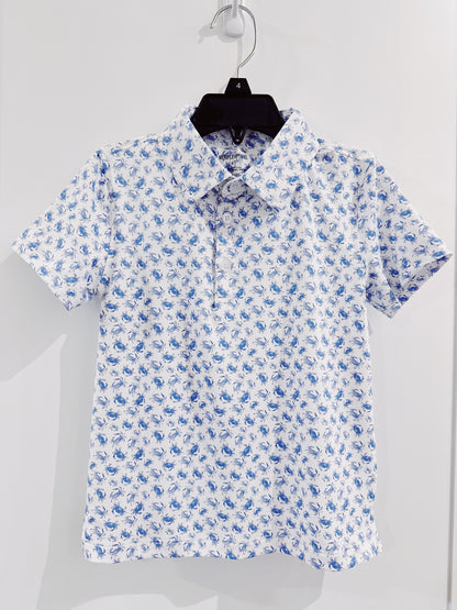 Crabby Blues Polo