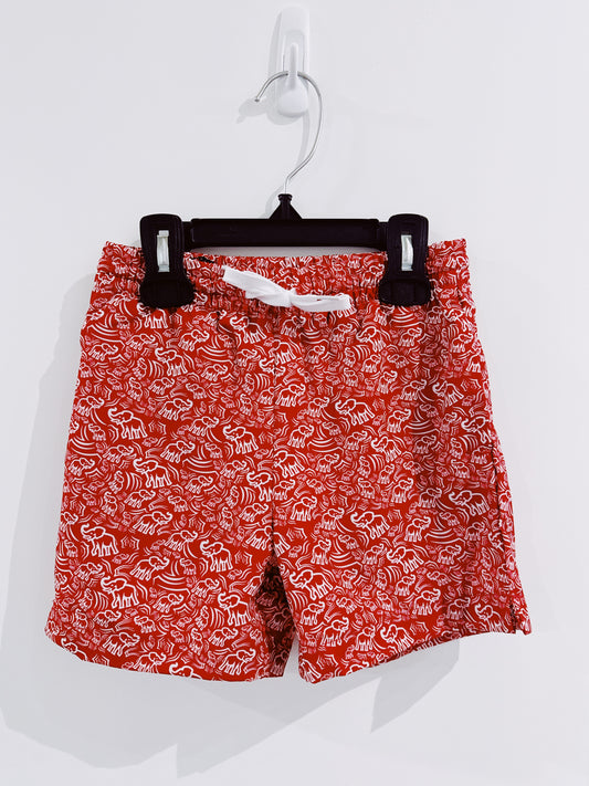 Crimson Elephant Swimtrunk