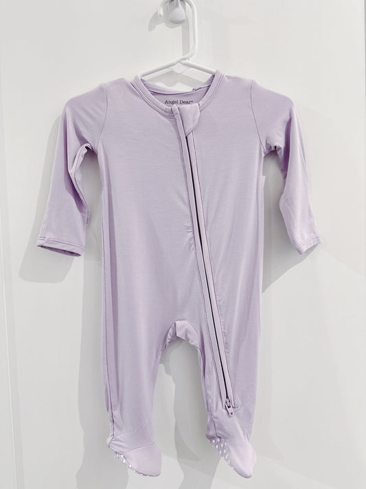 Orchid Petal 2 Way Zipper Footie