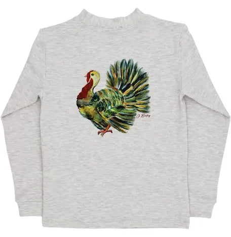 J. Bailey Oatmeal Turkey Logo L/S Tee