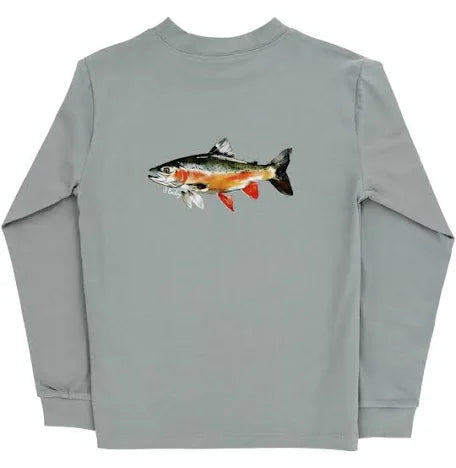J. Bailey Limestone Trout Logo L/S Tee