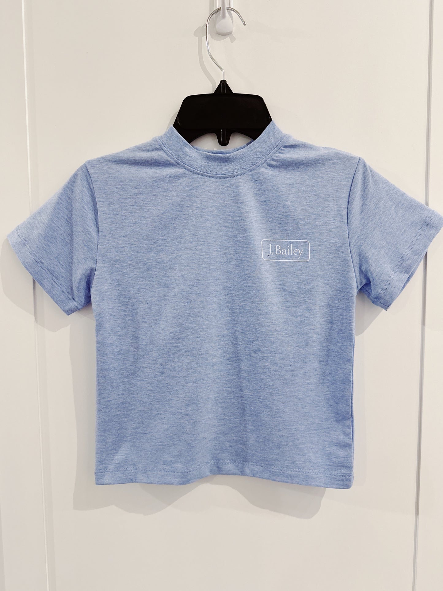 Heathered Blue Retriever S/S Logo Tee