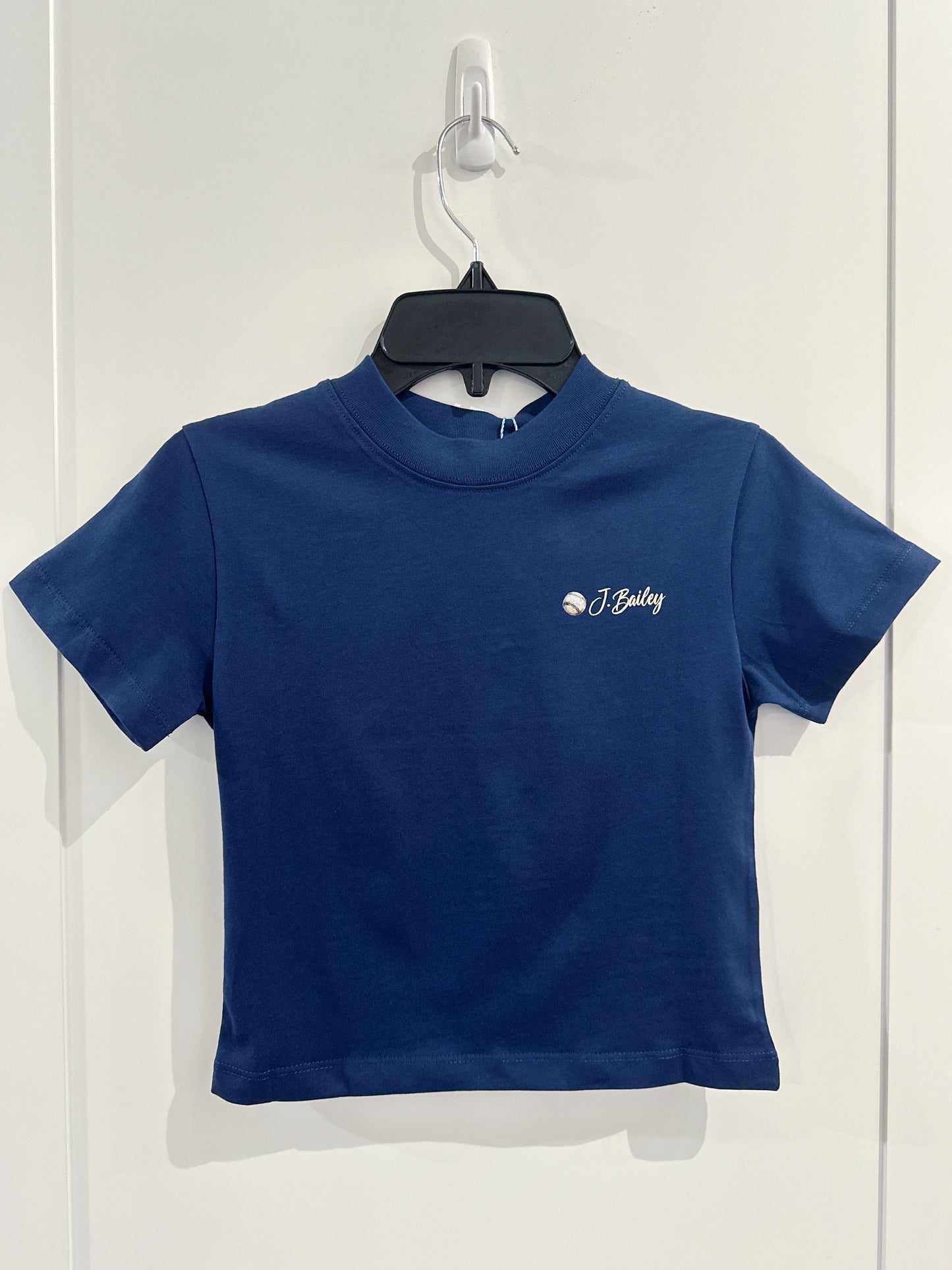 Navy Baseball S/S Logo Tee