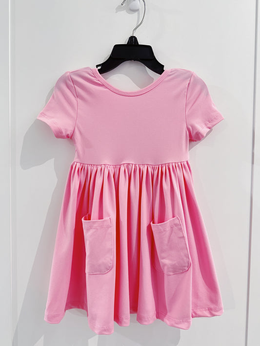 Bubblegum Pink Twirl Dress