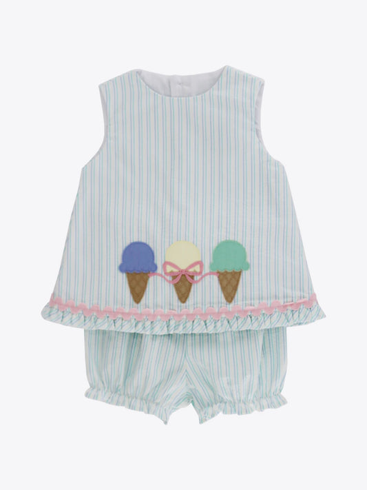 Sundae Funday Criss Cross Bloomer Set