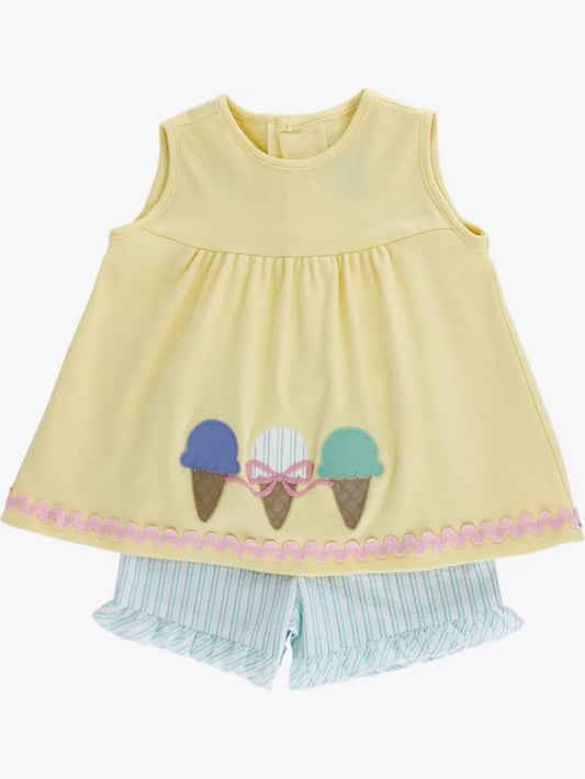 Sundae Funday Girls Short Set