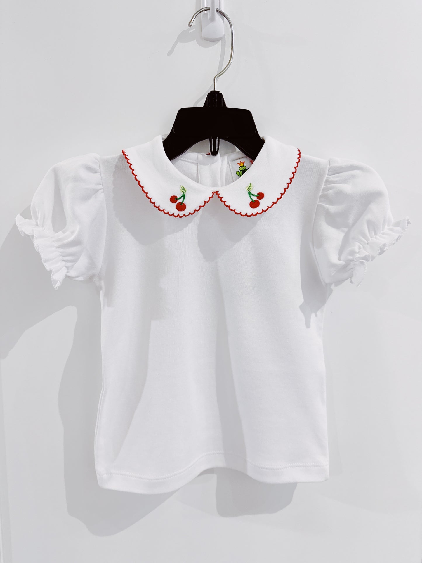 Cherries Embroidered Blouse