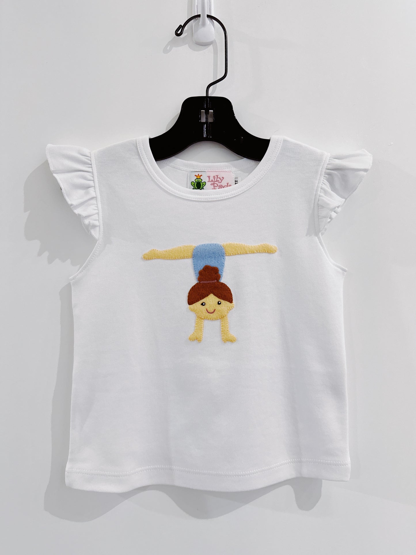 White Ballerina Hand Stand Tee