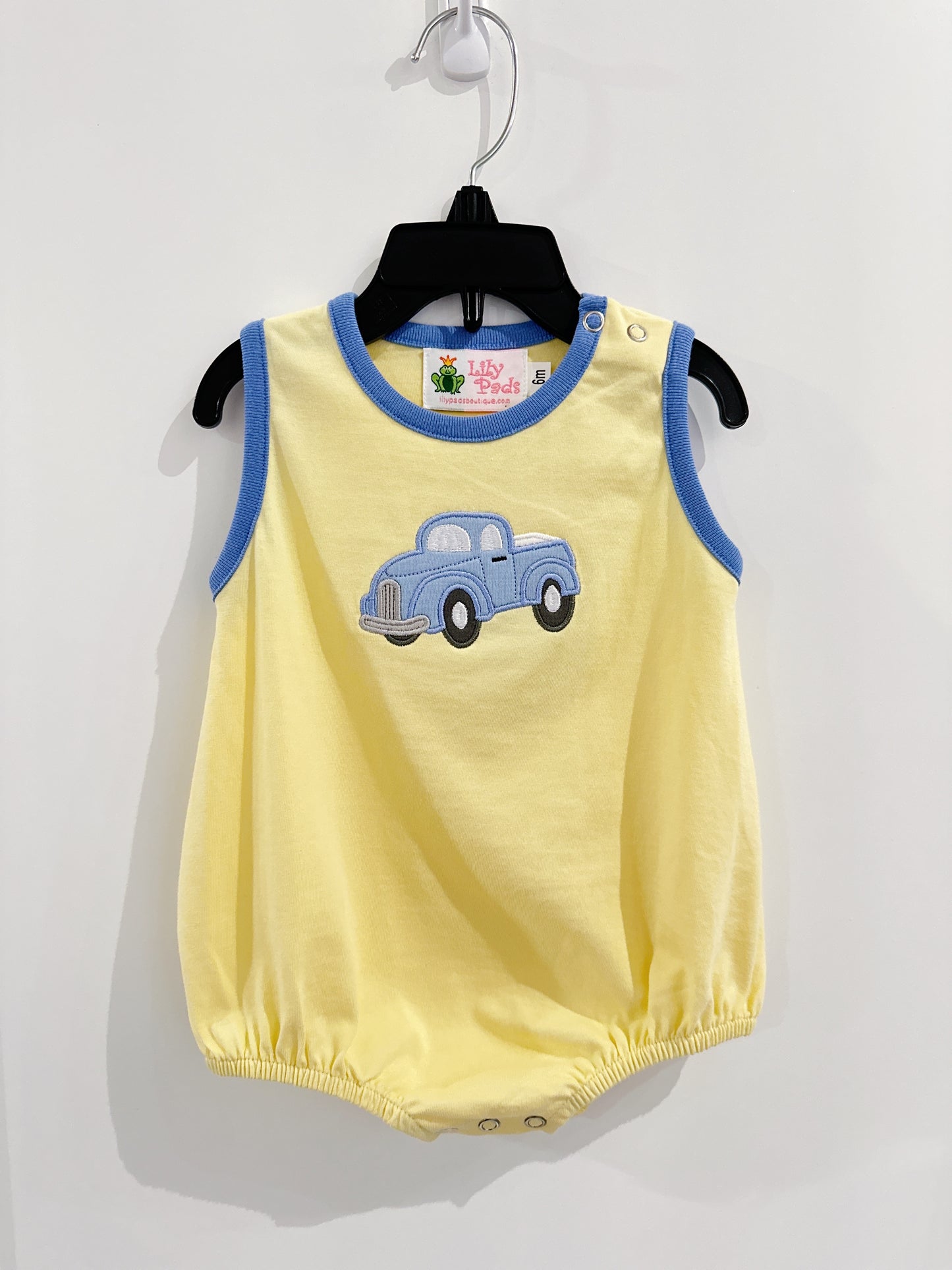 Pale Yellow Old Pickup Truck Bubble