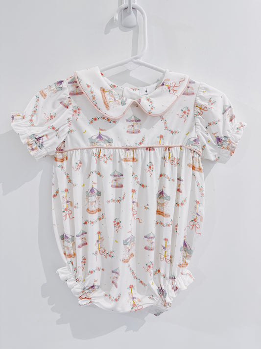 Carousel Bows Puff Sleeve Bubble