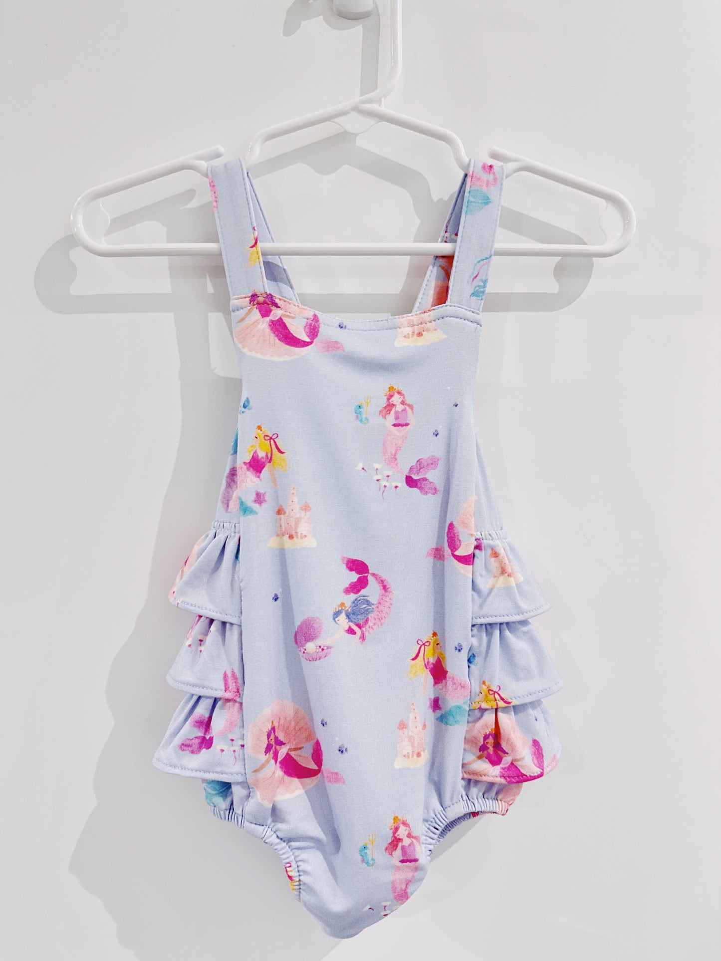 Mermaid Princesses Ruffle Sunsuit