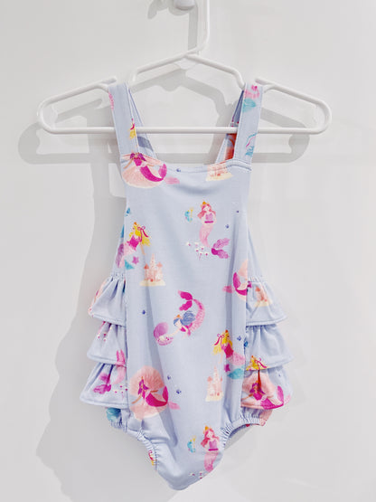 Mermaid Princesses Ruffle Sunsuit