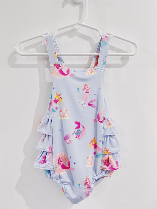 Mermaid Princesses Ruffle Sunsuit