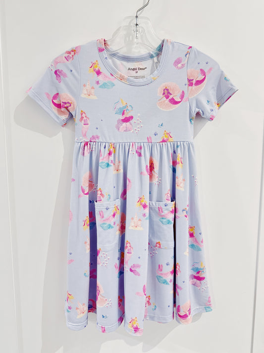 Mermaid Princesses Twirl Dress with Shorties