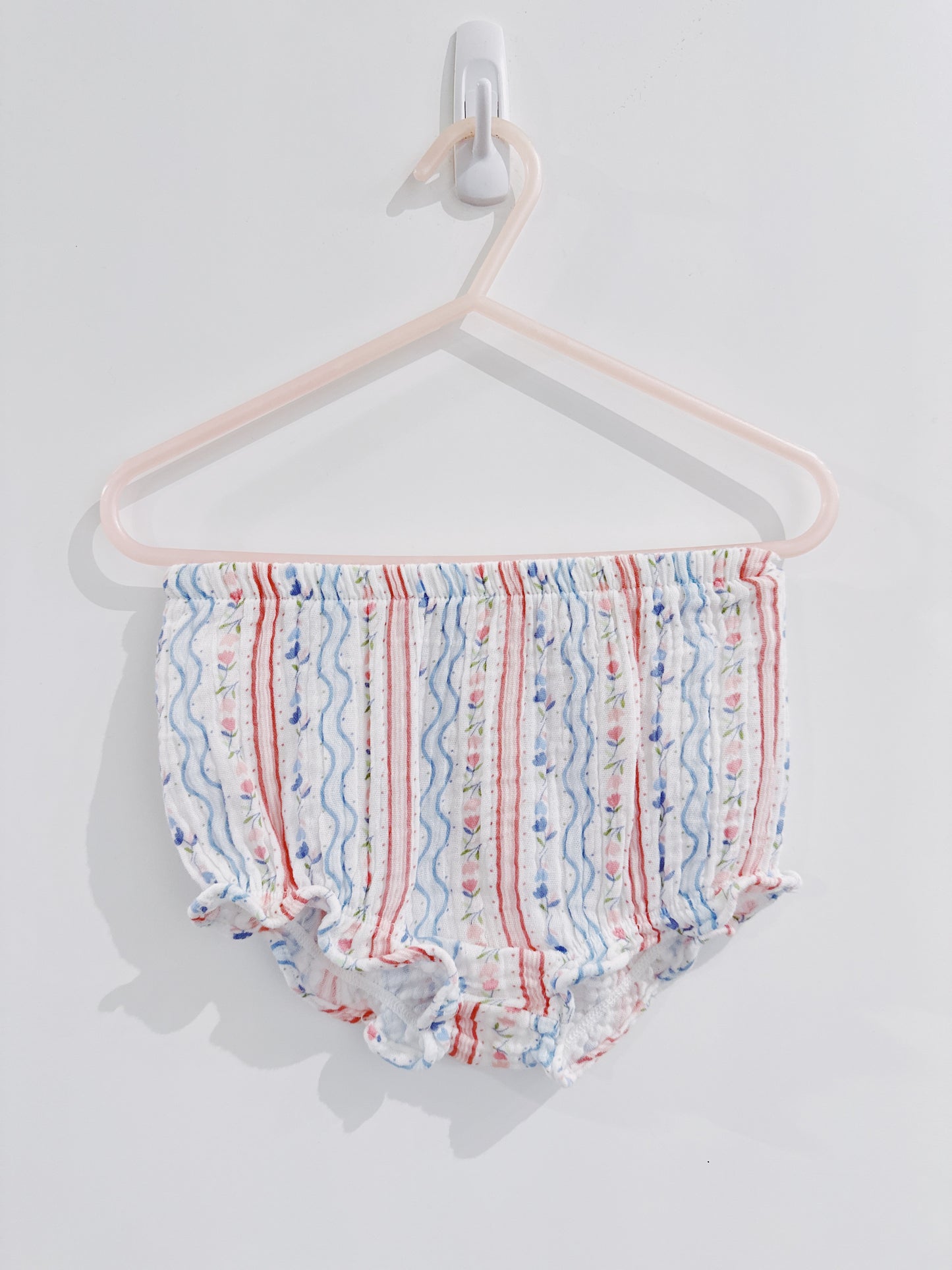 Tulip Stripe Scallop Back Bloomer Set