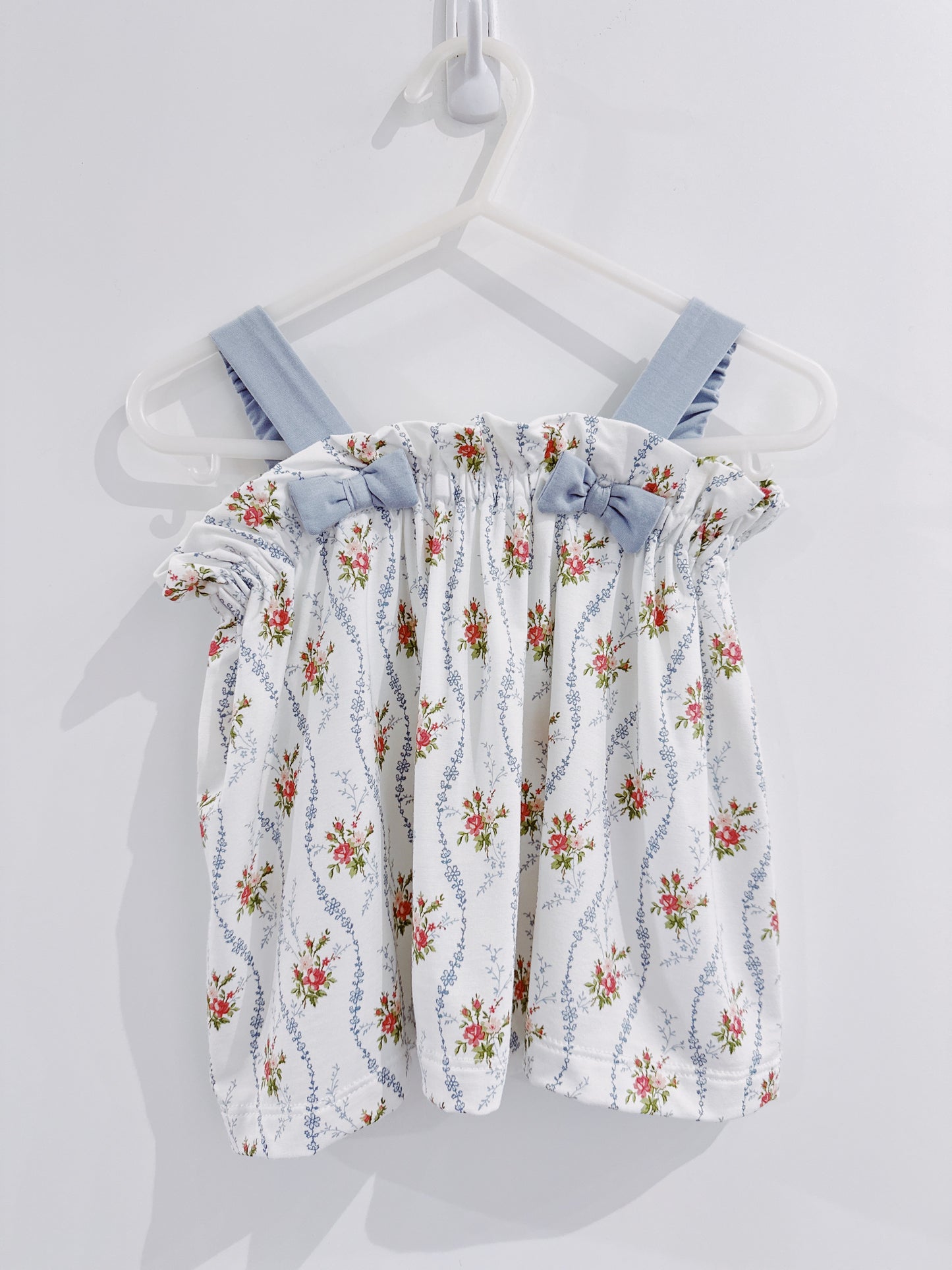 Heirloom Rose Stripe Ruffle Bloomer Set