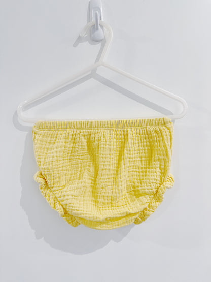 Odalys Floral Stripe Ruffle Bloomer Set