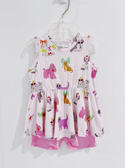 Fancy Dogs Bike Short Set