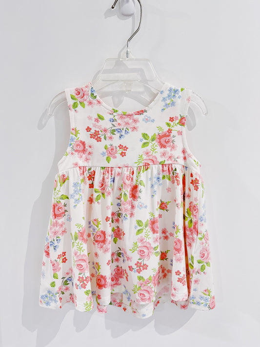 Cute Little Roses Dress with Bloomers