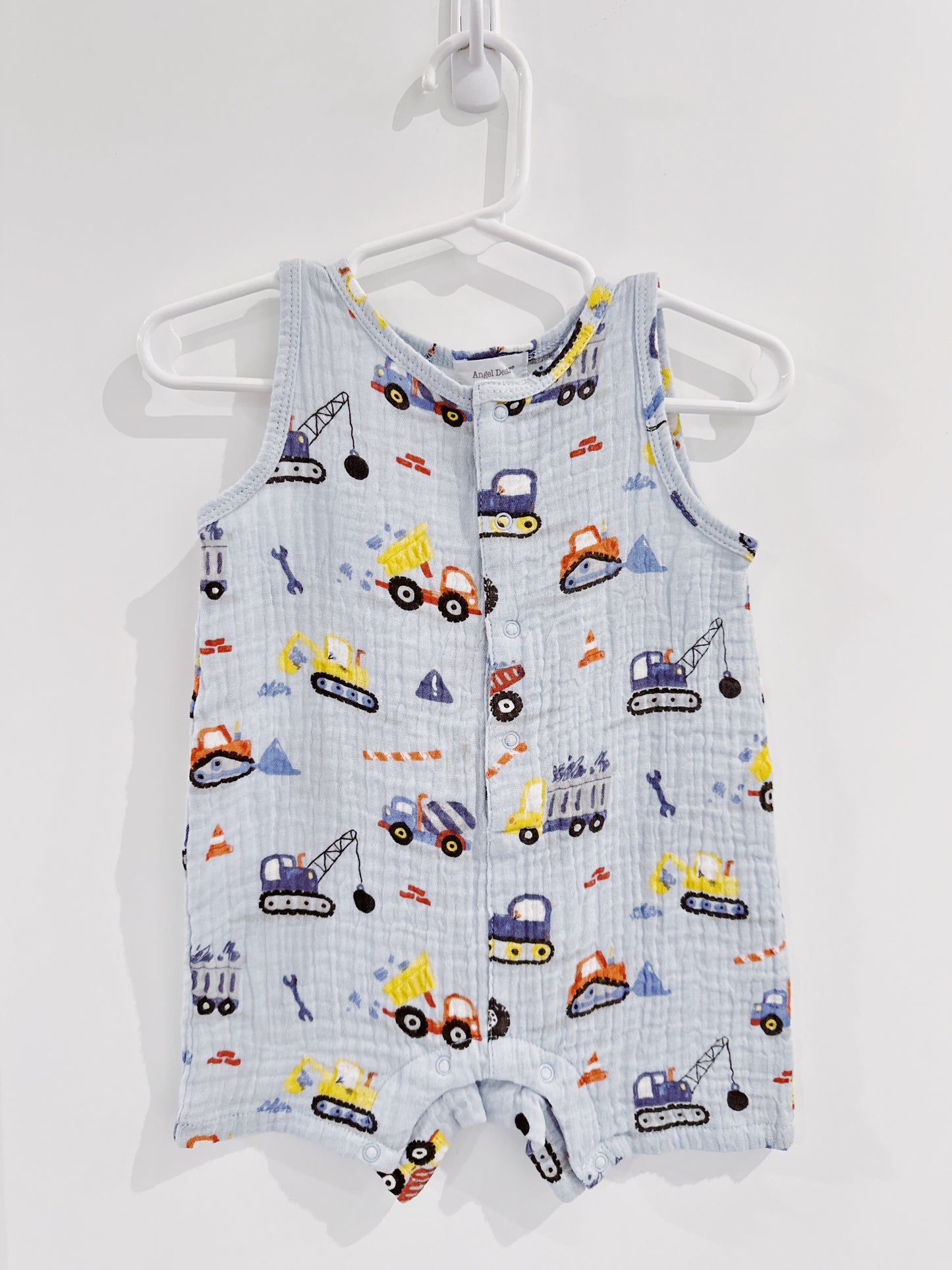 Crayon Construction Sleeveless Shortie Romper