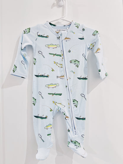 Fishing 2 Way Zipper Footie