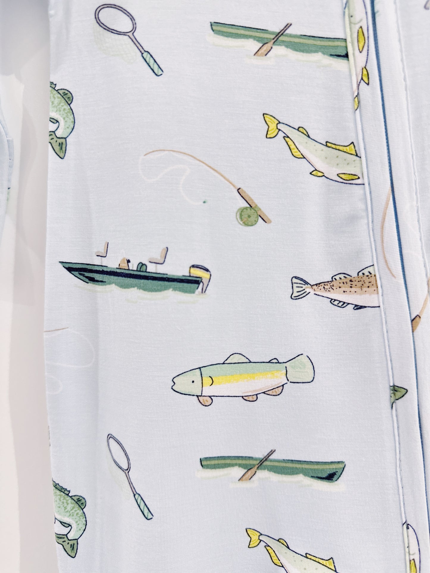 Fishing 2 Way Zipper Footie