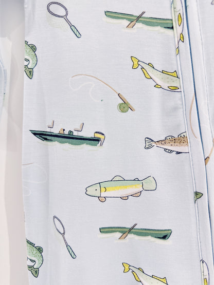 Fishing 2 Way Zipper Footie