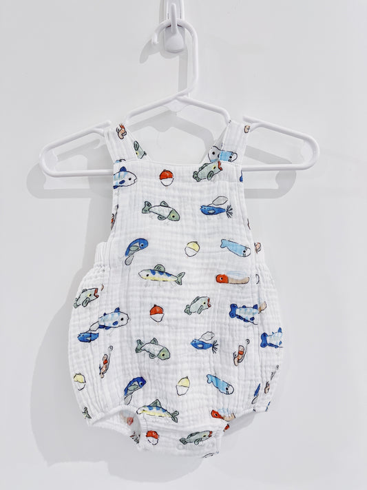 Fishing Lures Retro Sunsuit