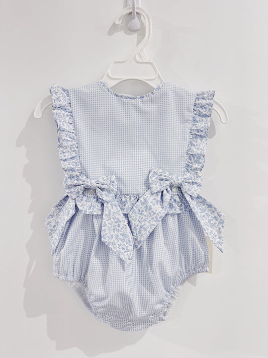 Blue Blooms Girl Bubble